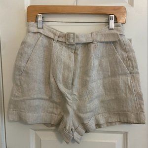 & Other Stories Linen Trouser Shorts